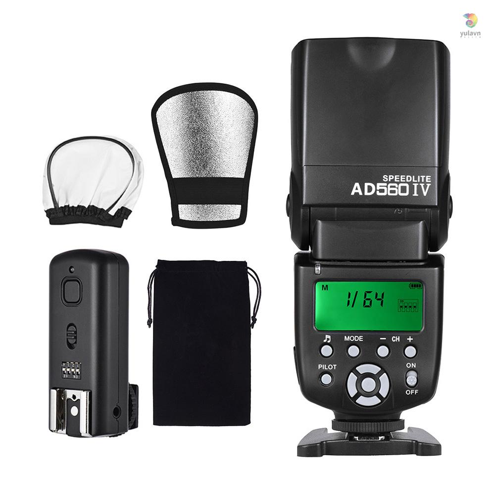 Đèn Flash Máy Ảnh Andoer AD560 IV 2.4G GN50 Không Dây Chuyên Dụng