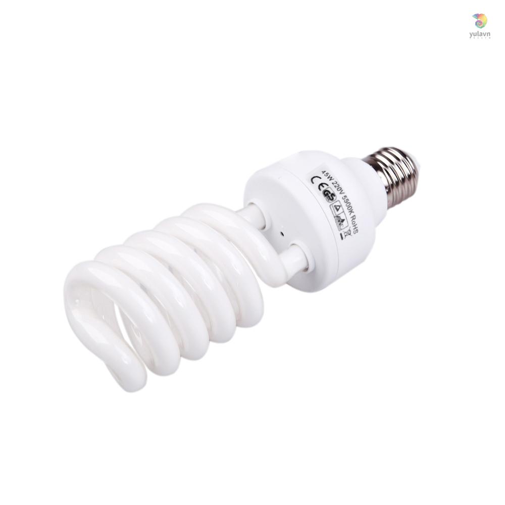 Bóng Đèn Led E27 220V 5500K 45W Hỗ Trợ Ánh Sáng Ban Ngày Dành Cho Studio Chụp Ảnh