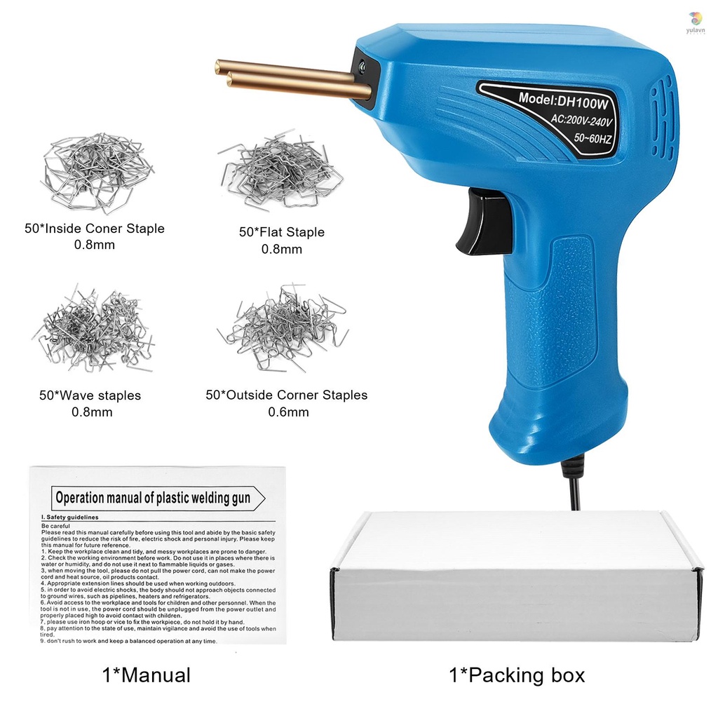 Bộ Máy Hàn Cầm Tay Bằng Nhựa Có Đèn LED Chuyên Dụng Sửa Chữa Vết Nứt