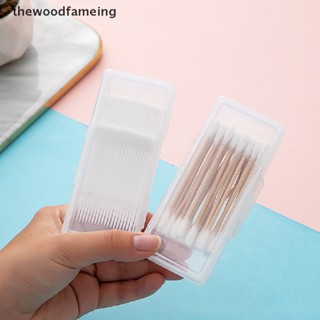  Hộp Đựng Tăm Bông   Bông Tẩy Trang Di Động Tiện Dụng Mang Theo Du Lịch 