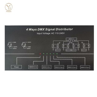Bộ khuếch đại tín hiệu dmx512 dmx512 1ch dmx121 4ch 4 dmx124 ac100v-240v