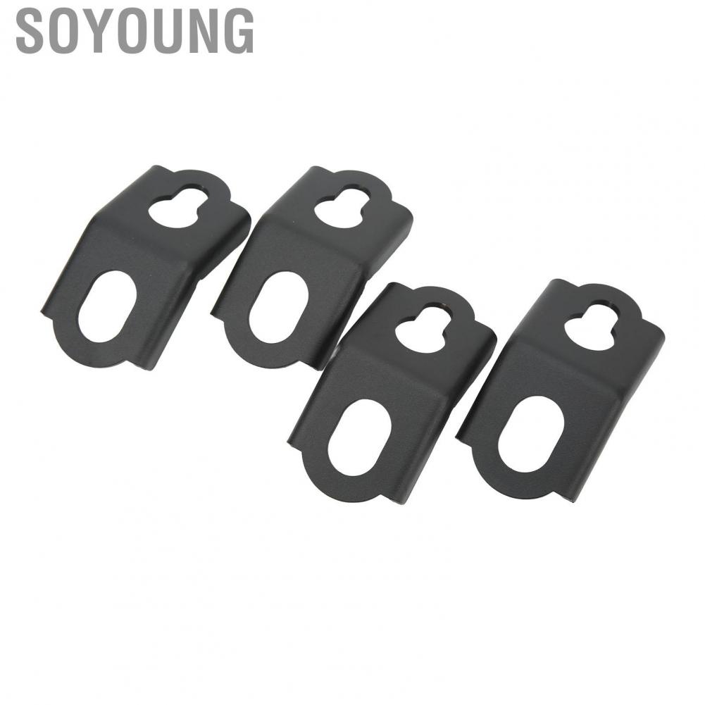 Soyoung Tie Down Brackets Hooks  Durable 4 Pcs Anchors Bracket Strong Bearing Capacity Heavy Duty for UTV