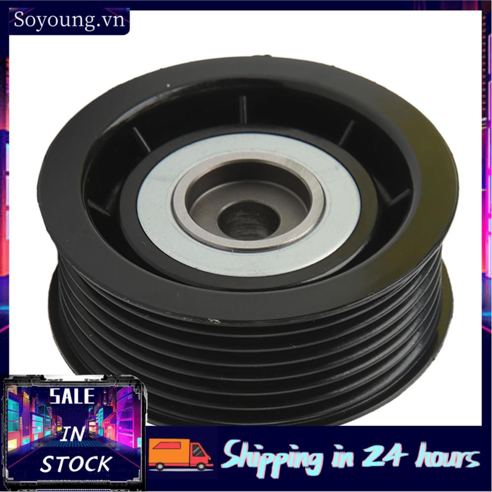Soyoung Drive Belt Idler Pulley Accessory  High Precision Temperature Resistant MD368210 Rust Proof for Vehicle