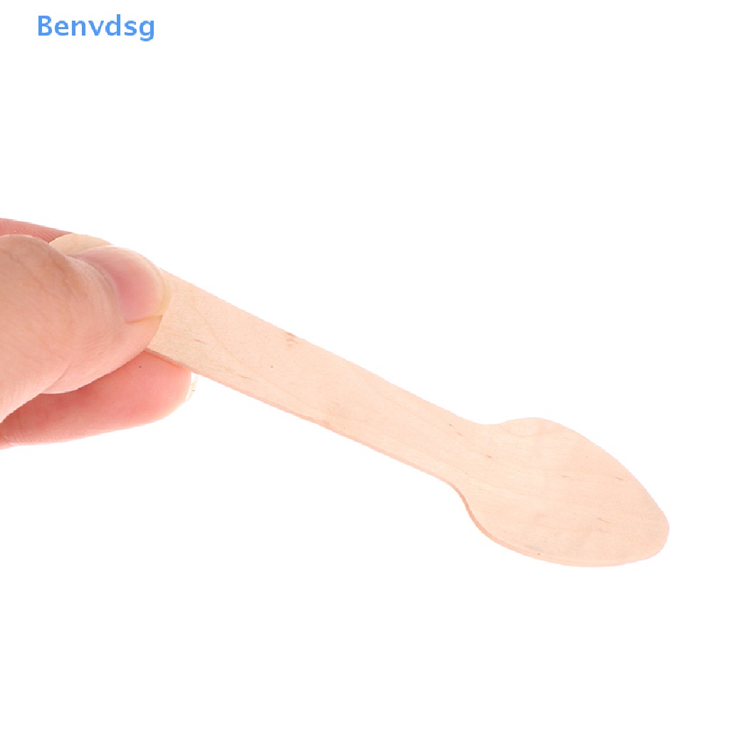 Set 100 Muỗng Ăn Tráng Miệng Mini Có Thể Phân Hủy