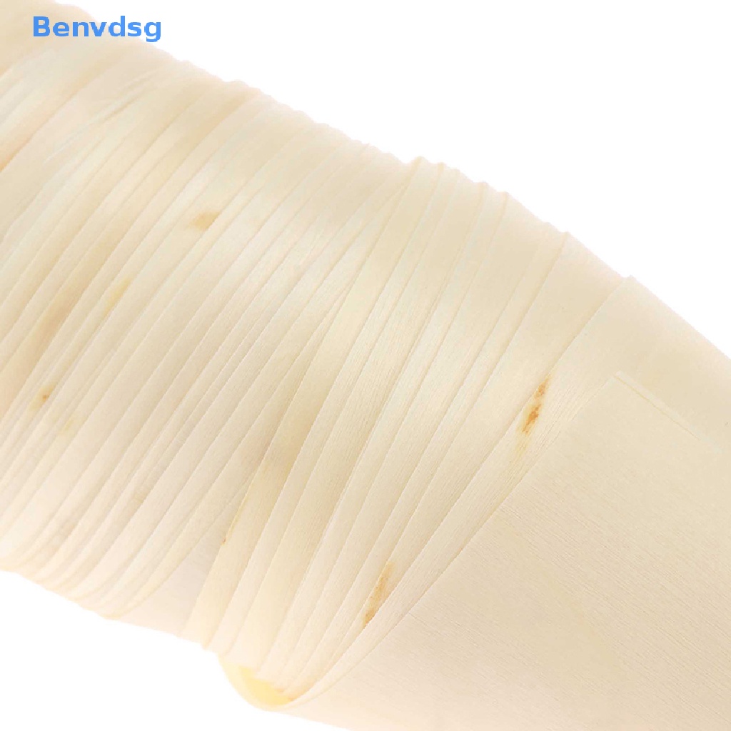 Bộ 50 Cốc Gỗ Hình Nón Dùng Một Lần Đựng Kem / Kẹo / Bánh Ngọt Tiện Dụng