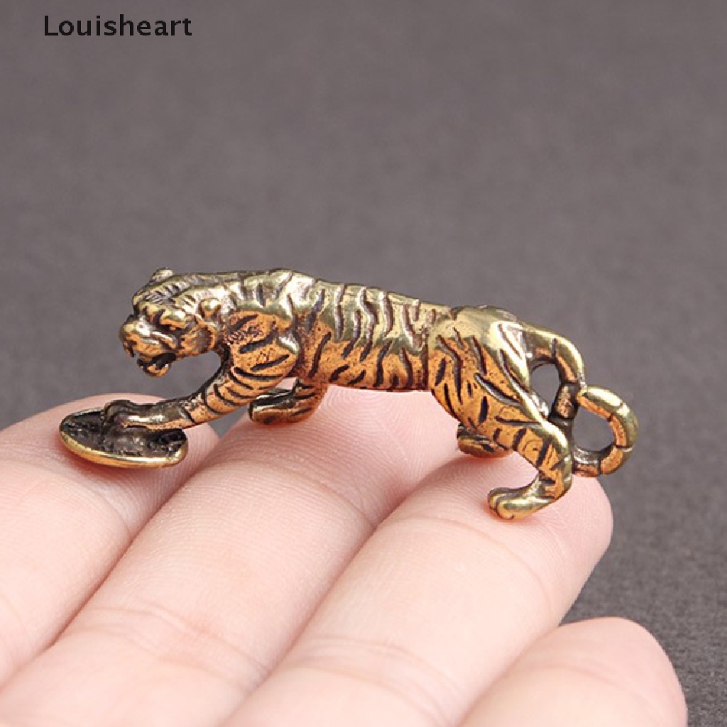 Tượng Hổ Louisheart Bằng Đồng Thau Phong Cách Retro Trang Trí Xe Hơi