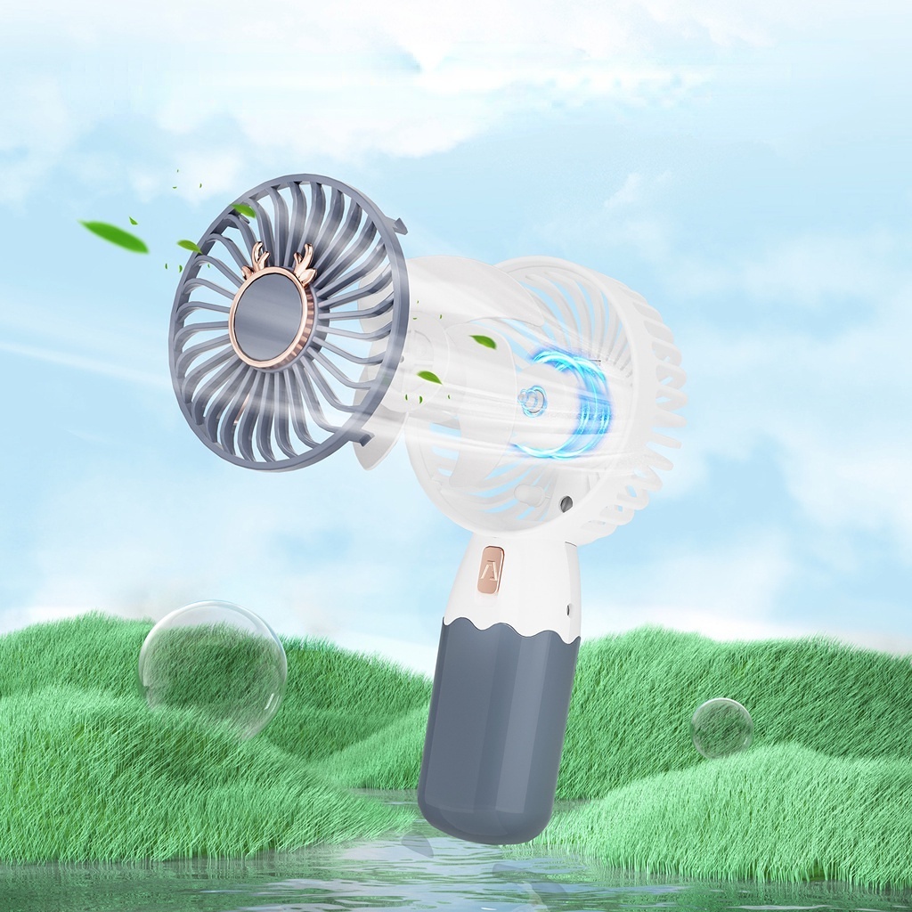 Quạt Điện Quạt Mini Sạc Dành Cho Trường Học Cầm Tay Di Động Quạt Bàn Có Thể Gập Lại Thích hợp cho văn phòng