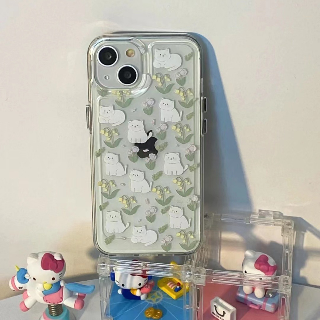 ✅Ốp Điện Thoại Mềm Trong Suốt Họa Tiết Hoa Tulip Cho Iphone 13 8 7 xs 14 11Promax 12 xr G6ZQ