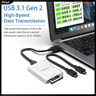 Đầu Đọc Thẻ Nhớ Cfexpress Type B Usb3.1 Gen2 10Gbps 1DX3 Có Đèn LED