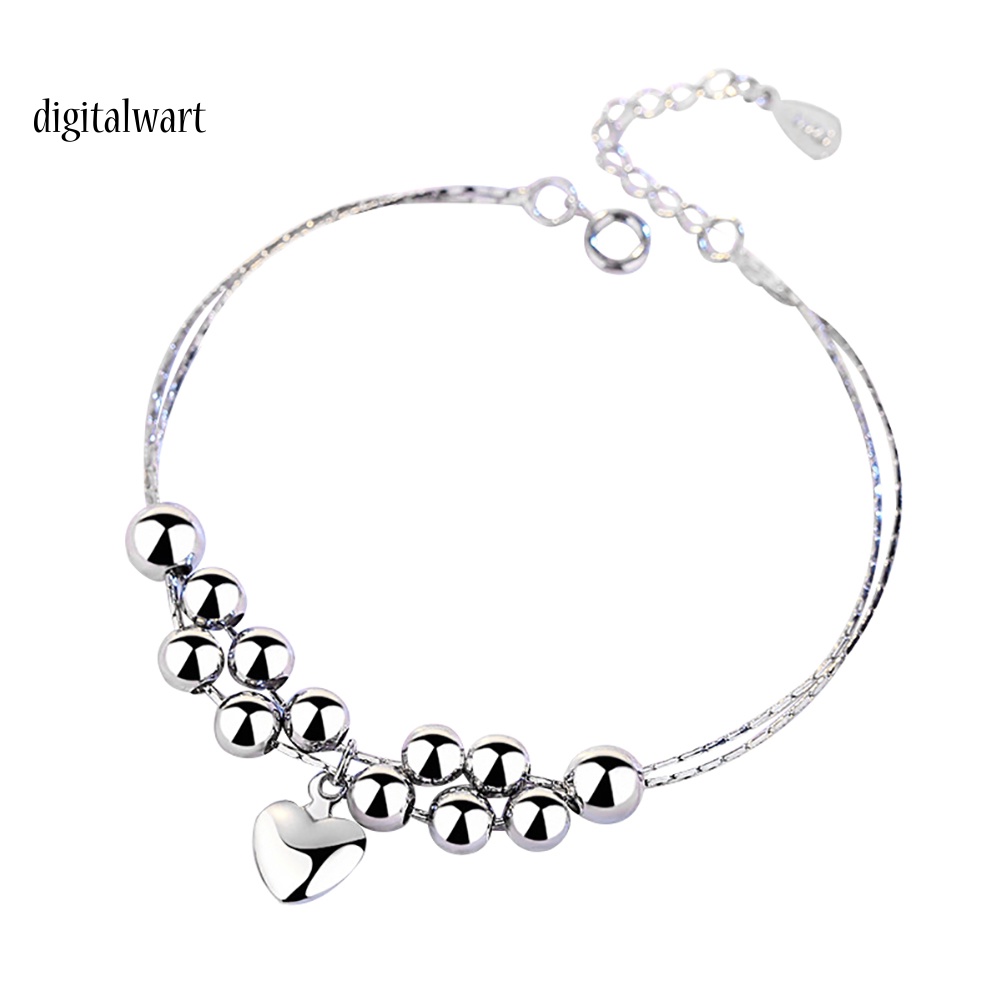 Kỹ Thuật Số| Vòng Tay Chuỗi Hạt Mặt Hình Ngôi Sao / Trái Tim Thời Trang Cho Nữ