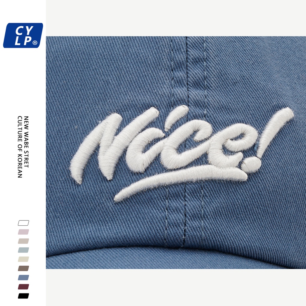 Mũ Lưỡi Trai Thêu Chữ Phong Cách Hàn Quốc Cá Tính Cho Nữ