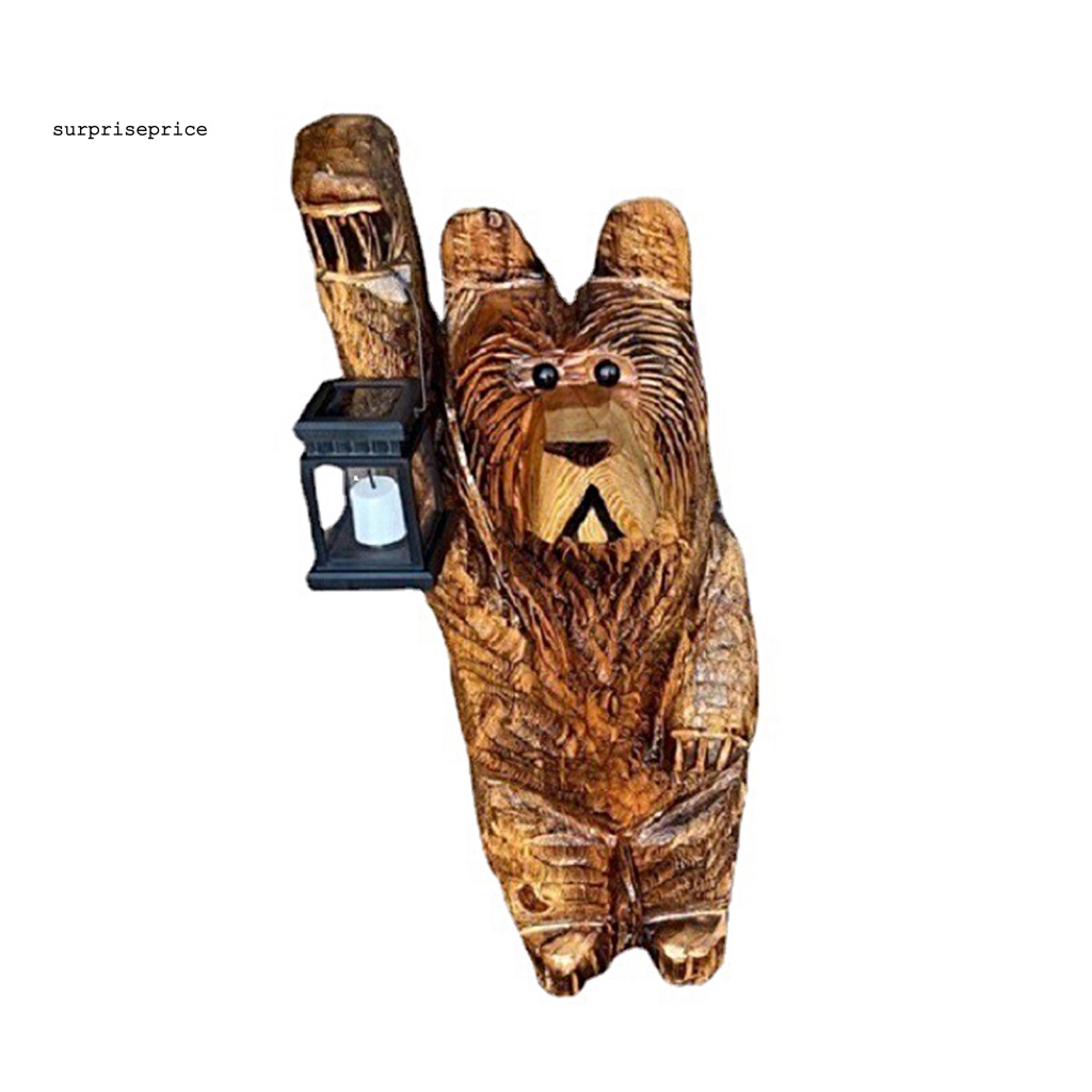 Mô Hình Gấu Bằng Resin Tổng Hợp Resin Tổng Hợp Chạm Khắc Thủ Công Tinh Tế Trang Trí Nhà Cửa / Sân Vườn