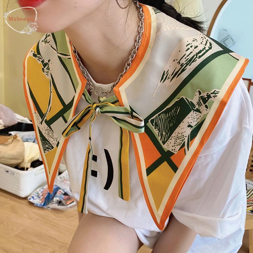 Mxbeauty Cổ Áo Sơ Mi Giả In Họa Tiết Thanh Lịch Có Thể Tháo Rời