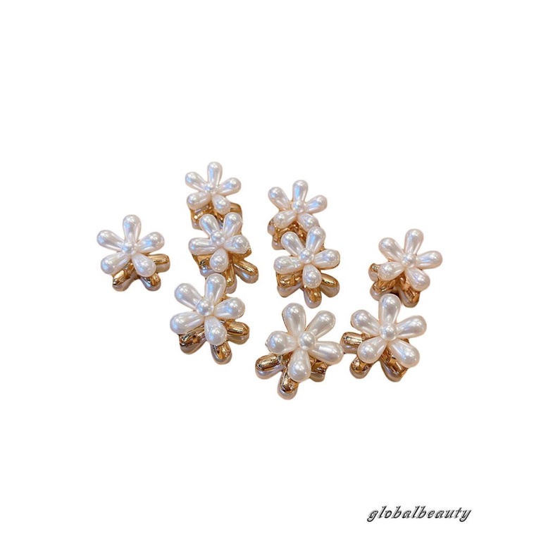 Kẹp Tóc Đính Ngọc Trai Giả Hình Bông Hoa Xinh Xắn Cho Nữ