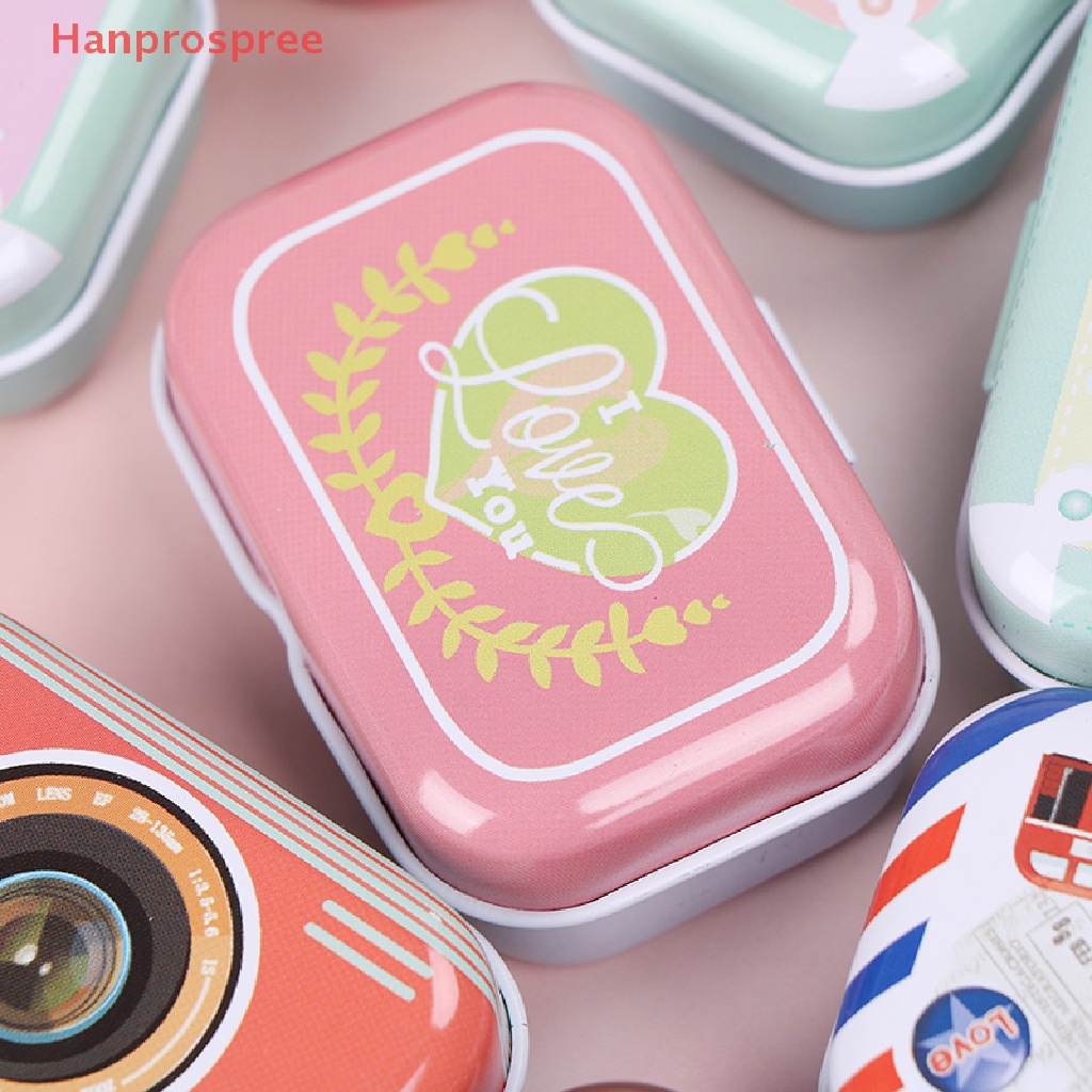 Hanprospree > Hộp Đựng Trang Sức / Tiền Xu Mini Hình Chữ Nhật Nhỏ Gọn Ngẫu Nhiên Tốt