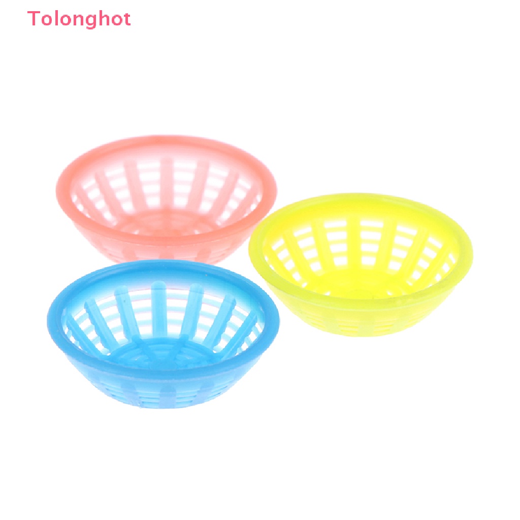 Bộ 3 Rổ Đựng Thực Phẩm Tỉ Lệ 1: 12 Trang Trí Nhà Búp Bê