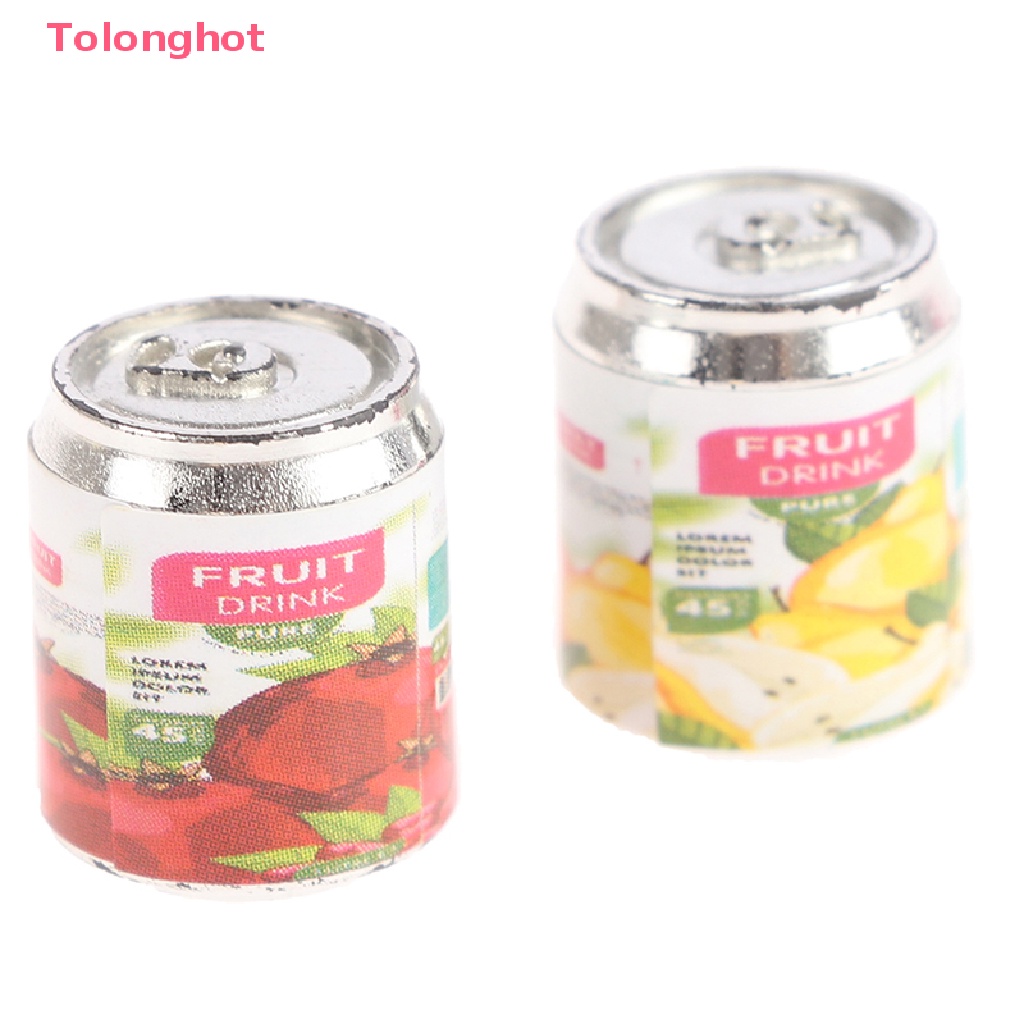 Set 4 Bình Nước Uống Trái Cây Tỉ Lệ 1 / 12 Dễ Thương Trang Trí Nhà Búp Bê