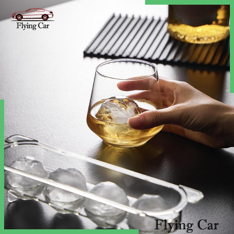 [Lzdjfmy2] Khay Làm Đá Hình Cầu Bằng Chất Liệu Cấp Thực Phẩm Tái Sử Dụng Được Cho Bia