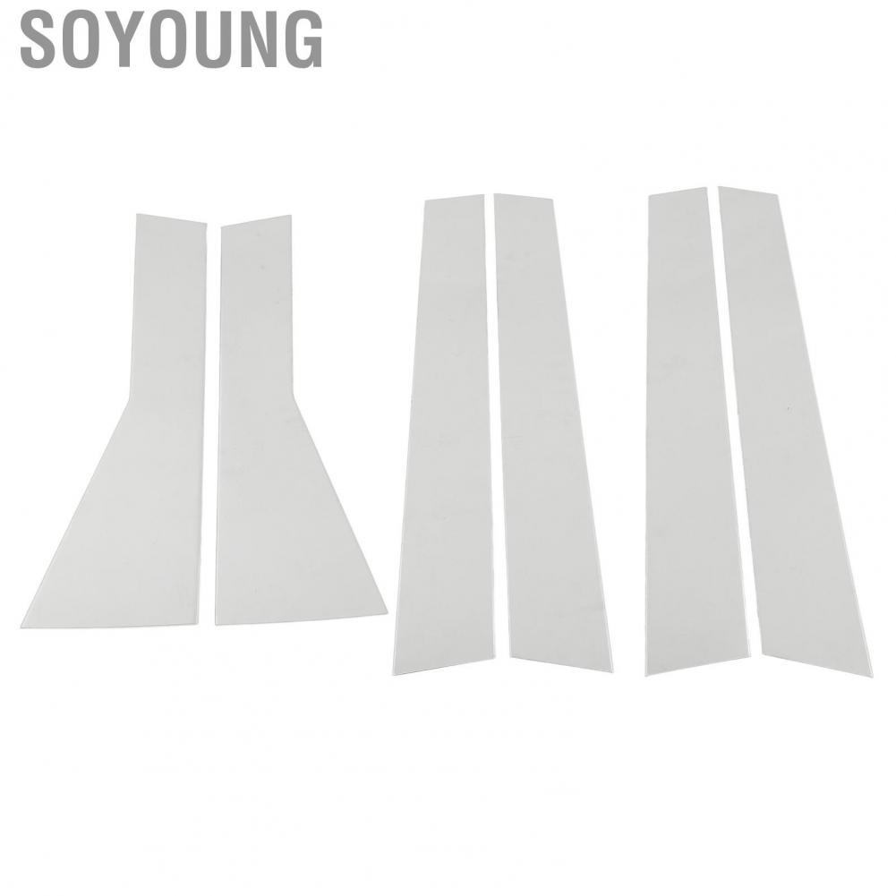 Soyoung Car B Pillar Panel Molding  Car Center Pillar Trim Lasting Durability Solid Scratch Resistant  for Car