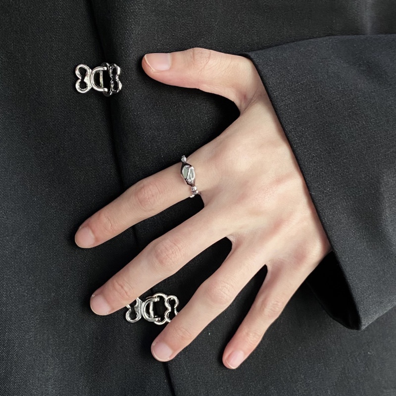 Nhẫn Ngọc Bích Phong Cách Hàn Quốc Cổ Điển Sang Trọng Cho Nữ