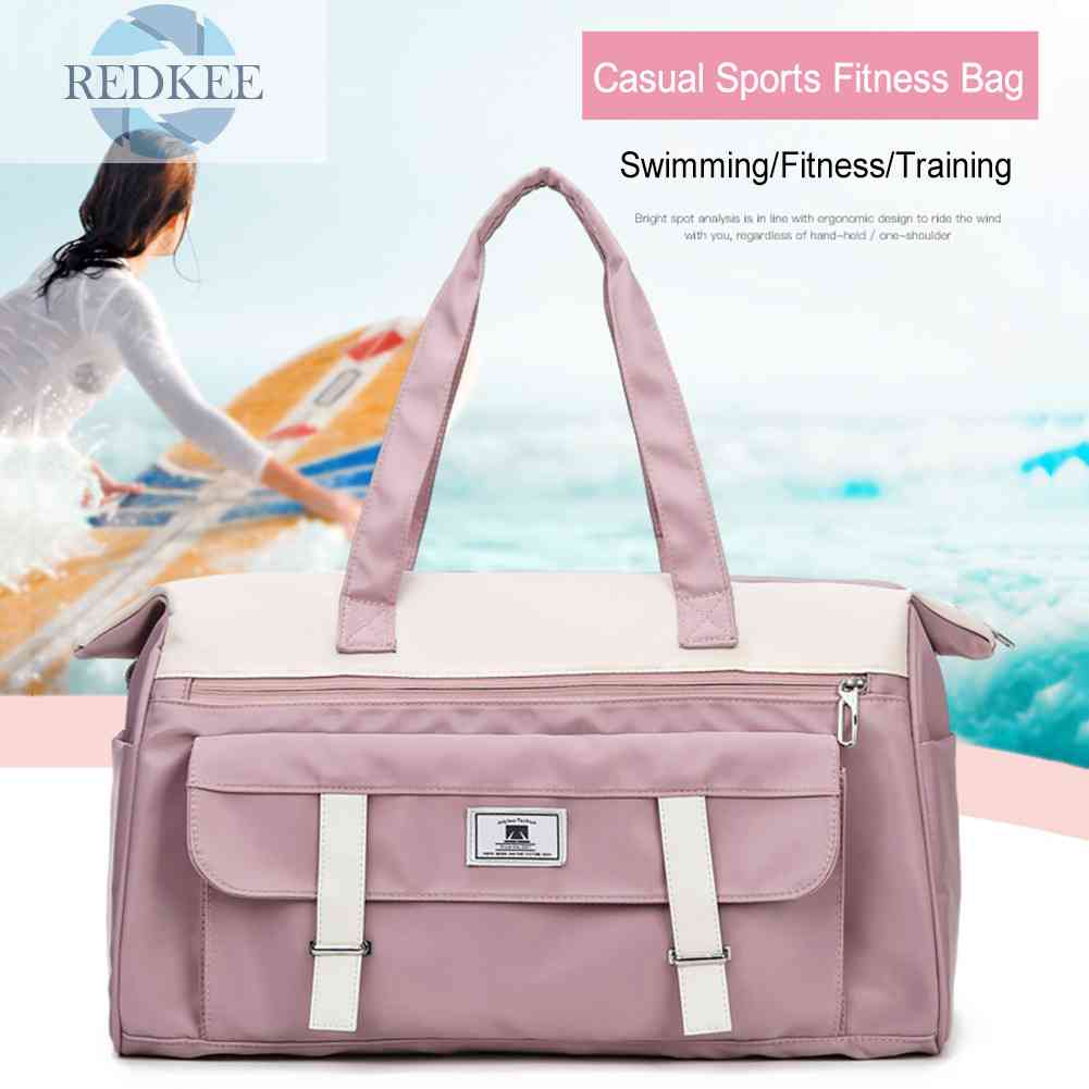 Túi Đựng Đồ Tập Thể Thao Sức Chứa Lớn Chia Ngăn Khô / Ướt Tiện Dụng Cho Nam Và