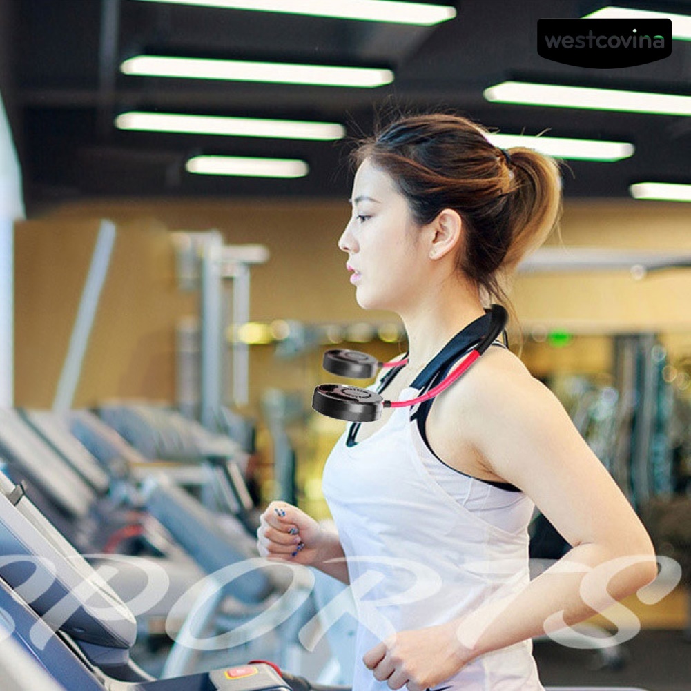 W🅢Quạt Sạc USB Mini Đeo Cổ Có Thể Gấp Lại Tiện Dụng