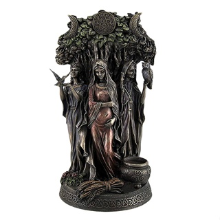 Resin Statues Danu Irish Triple Goddess Cast Statue Carved Goddess