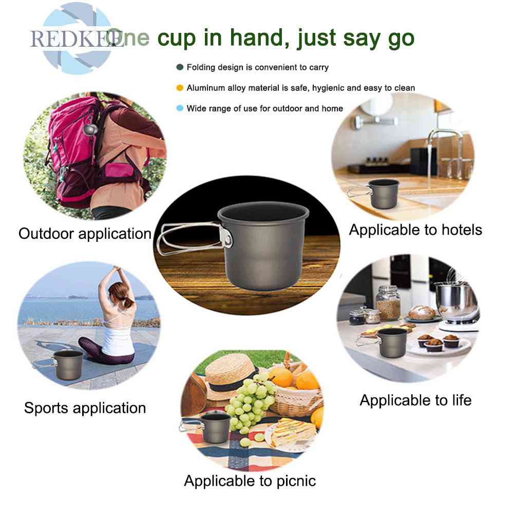 Cốc Uống Cà Phê Có Tay Cầm Có Thể Gấp Gọn Tiện Dụng