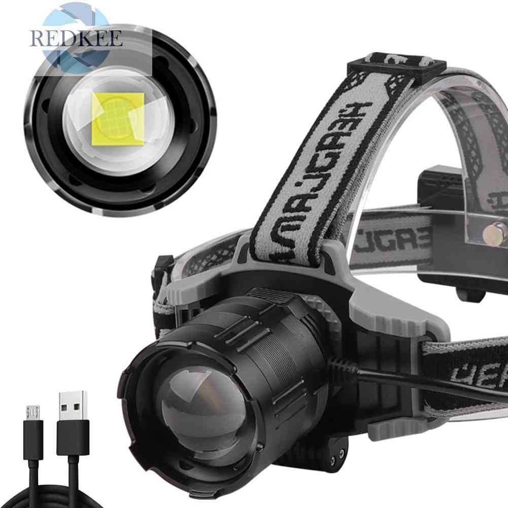 Đèn Pin Đeo Trán Chống Thấm Nước XHP160 LED