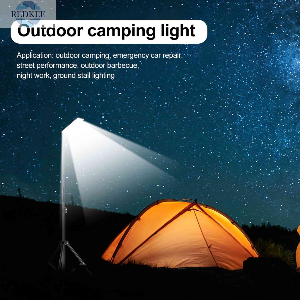 Đèn Cắm Trại 1680LM 18W Màu Đen Kèm Chân Đế