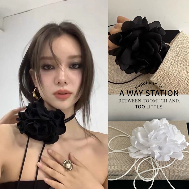 Vòng Cổ Choker Họa Tiết Hoa Thời Trang Vintage