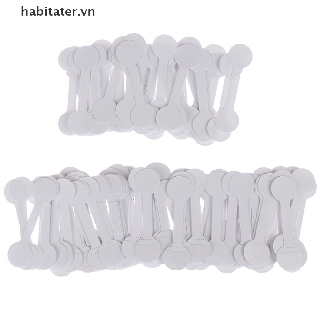 Set 50 / 100 Nhãn Dán Hình Tròn Trang Trí Vòng Cổ