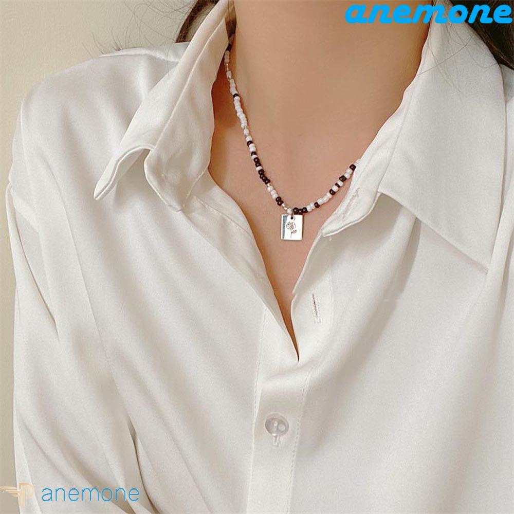 Dây Chuyền Mặt Hình Hoa Tulip Phong Cách Hàn Quốc Thanh Lịch Cho Nữ