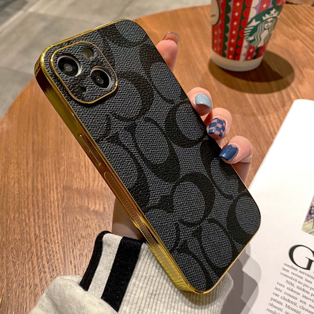 Ốp Điện Thoại In Chữ C Nhiều Màu Sang Trọng Cho iPhone 14Pro Max 13promax 12 11