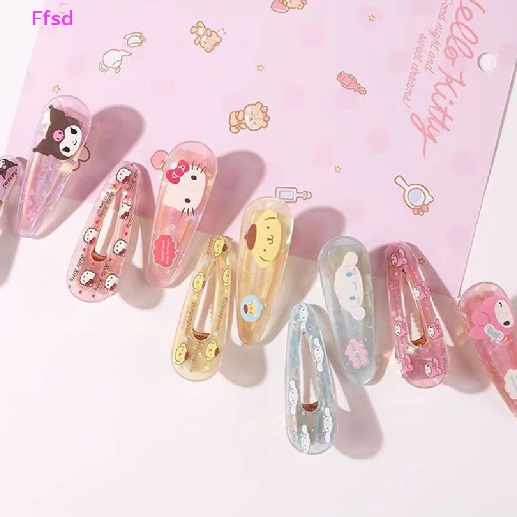 {Ffsd} Kẹp Tóc Trang Trí Hình Nhân Vật Hoạt Hình Sanrio Baby Kity Melody Kuromi Cho Bé Gái * Hàng Bán Chạy