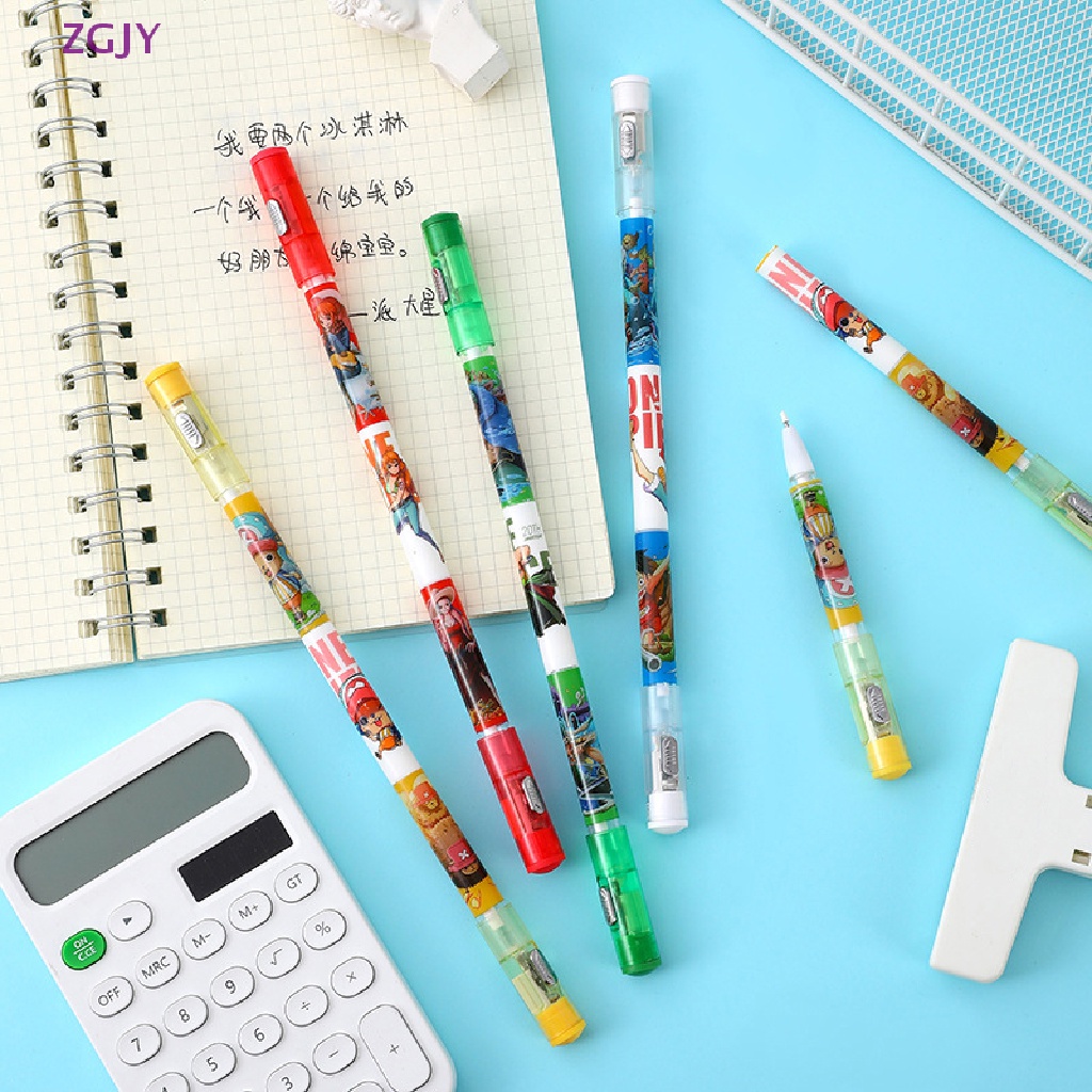 Bút Quay Đồ Chơi ZGJY Hai Đầu Có Đèn Led Phát Sáng Dành Cho Trẻ Em Và Người Lớn Mới