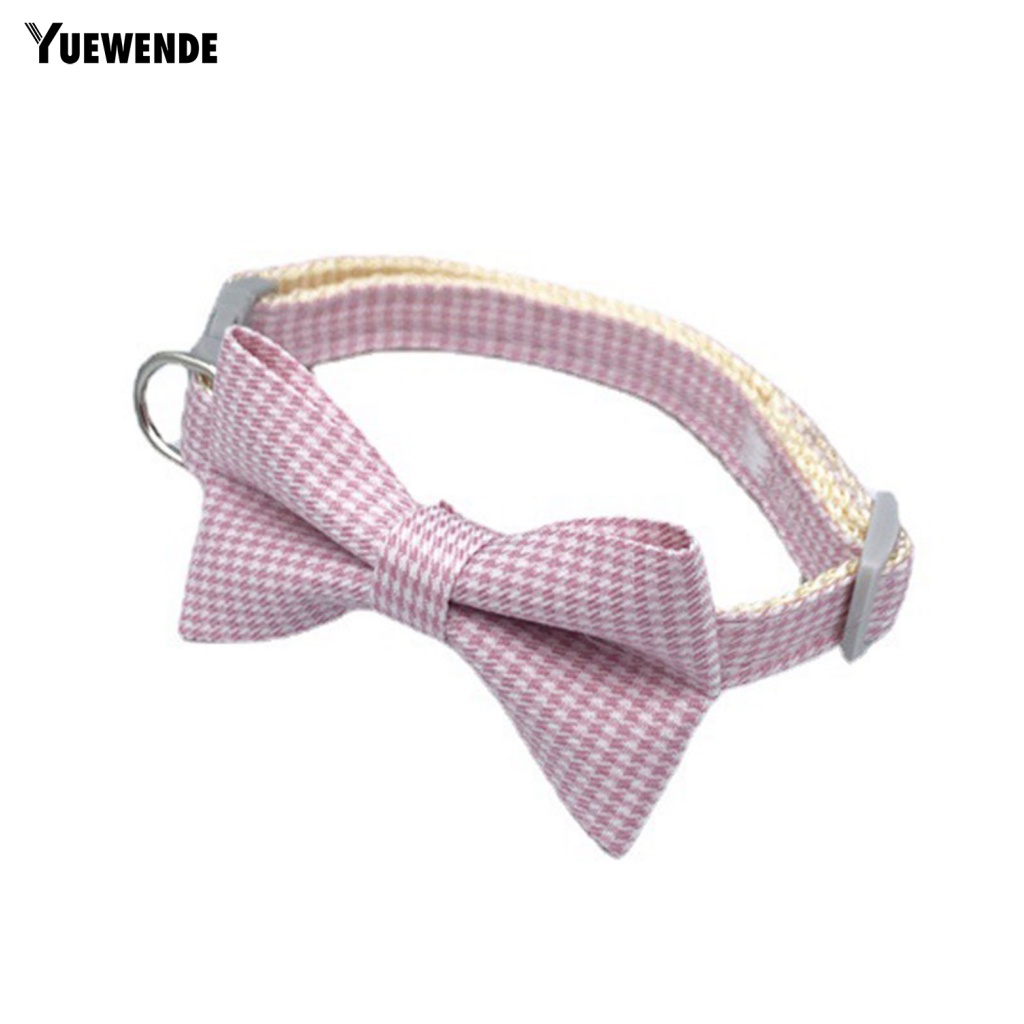 Ye.b Phụ Kiện Vòng Cổ Kẻ Sọc Caro Dễ Phối Đồ Cho Thú Cưng Bốn Mùa