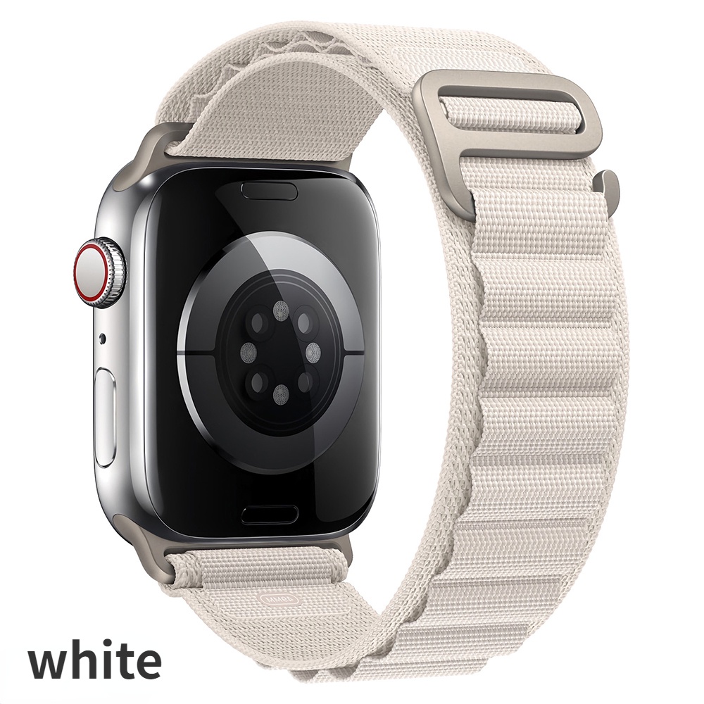 Dây Đeo Đồng Hồ Bằng Nylon 49mm 44mm 40mm 45mm 41mm 42mm 38mm Ultra 8 7 6 5 4 3 se