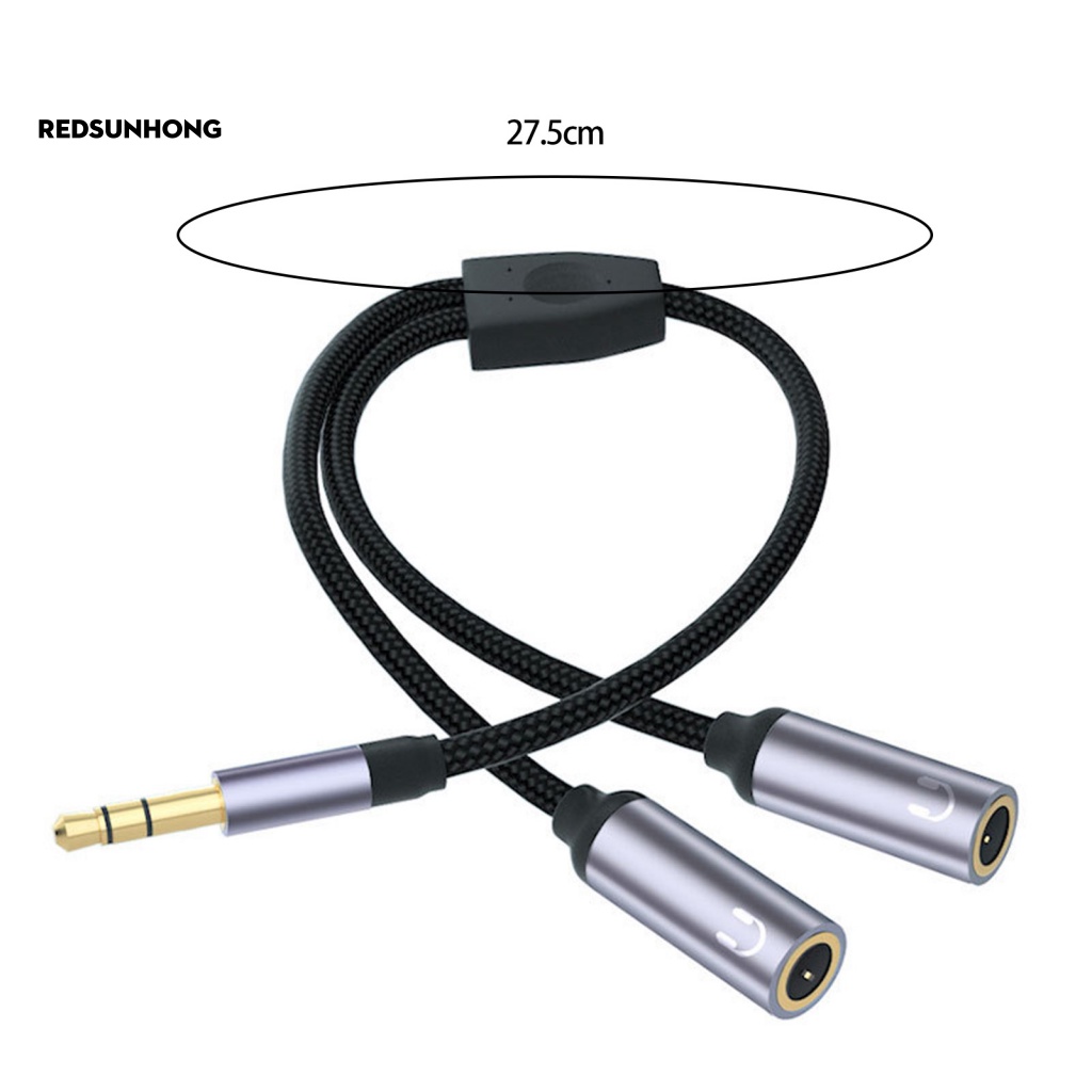 Cáp Chia Chữ Y 2 Trong 1 Giắc Cắm 3.5mm Sang Cổng Cắm 3.5mm Chuyên Dụng Cho Tai Nghe PC