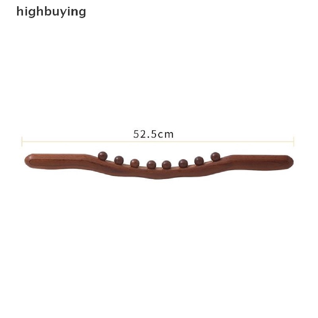 Gậy Mát Xa Lưng 8 Hạt Gỗ Carbon Chuyên Dụng