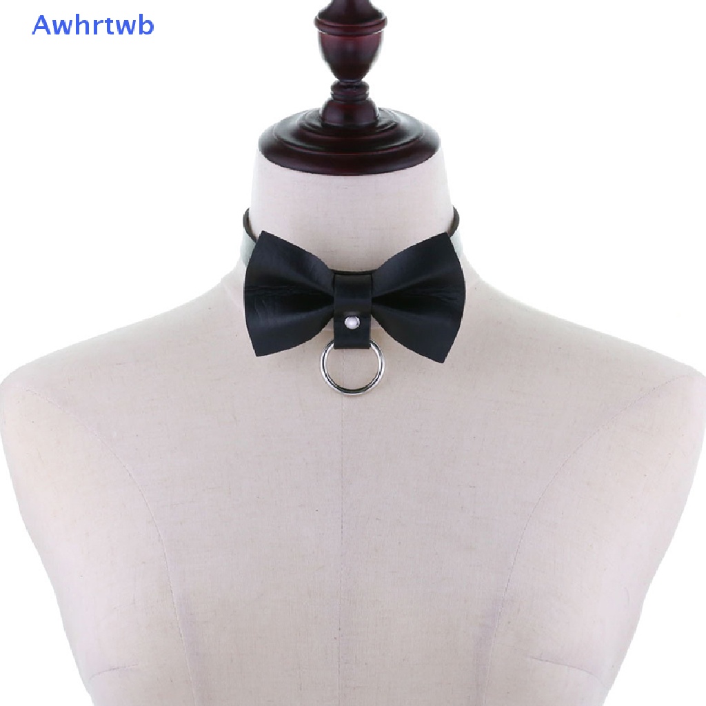 Vòng Cổ Choker Bằng Da Phối Mặt Kim Loại Phong Cách Gothic Punk Thời Trang Cho Nữ Mới