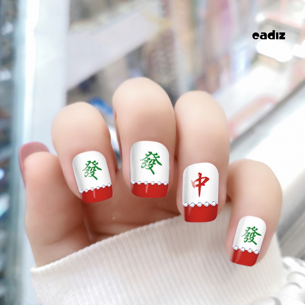 Miếng Dán Trang Trí Móng Tay 2D Nhiều Màu Không Mùi Tháo Rời Được DIY