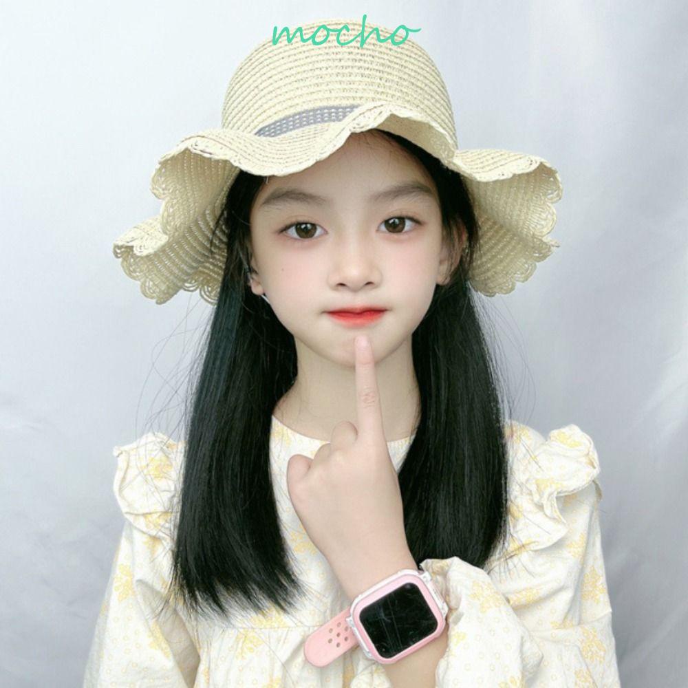 Mocho Mũ Ngư Dân Bằng Sợi Tổng Hợp Tự Nhiên Cách Nhiệt Dễ Sử Dụng Để Nối Tóc Giả Vô Hình Đi Biển Chất Lượng Cao Cho Nữ