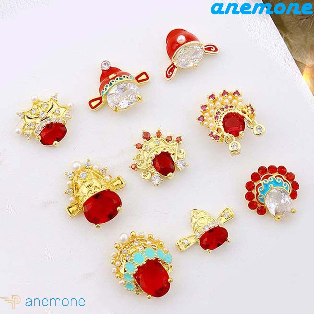 Phụ Kiện Trang Trí Móng Tay Họa Tiết Năm Mới / Đám Cưới Phong Cách Trung Hoa 3D