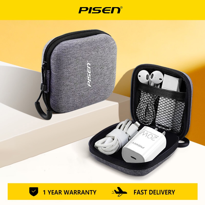 PISEN Hộp Đựng Thẻ Nhớ / Tai Nghe Chống Sốc Đa Năng Tiện Dụng Sự Bảo Vệ
