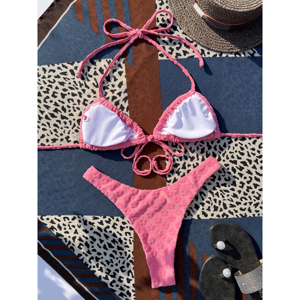 Bộ Bikini Hai Mảnh Màu Sắc Thời Trang Quyến Rũ Cho Nữ