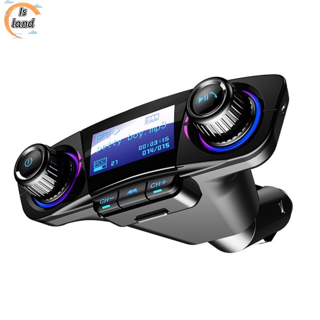 Tẩu Sạc Thông Minh Hai Cổng Usb Kiêm Máy Nghe Nhạc Mp3 Fm Bluetooth Bt06 Cho Xe Hơi