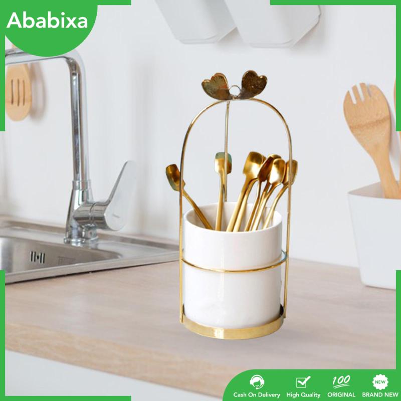 Giá Đỡ Muỗng / Nĩa / Đũa Bằng Sắt Tiện Dụng Mang Theo Du Lịch