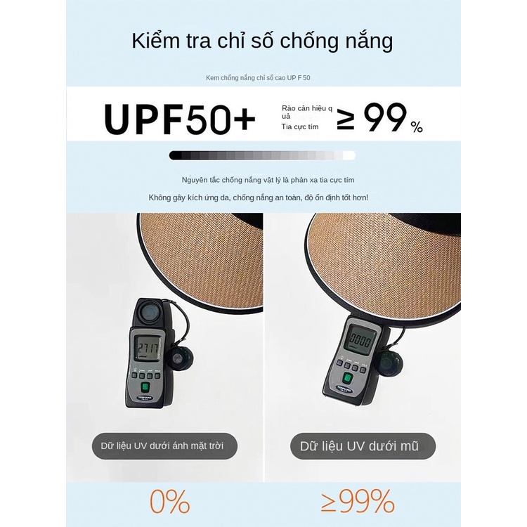 Mũ Chống Nắng Rộng Vành Có Thể Gấp Gọn Tiện Dụng Cho Nữ