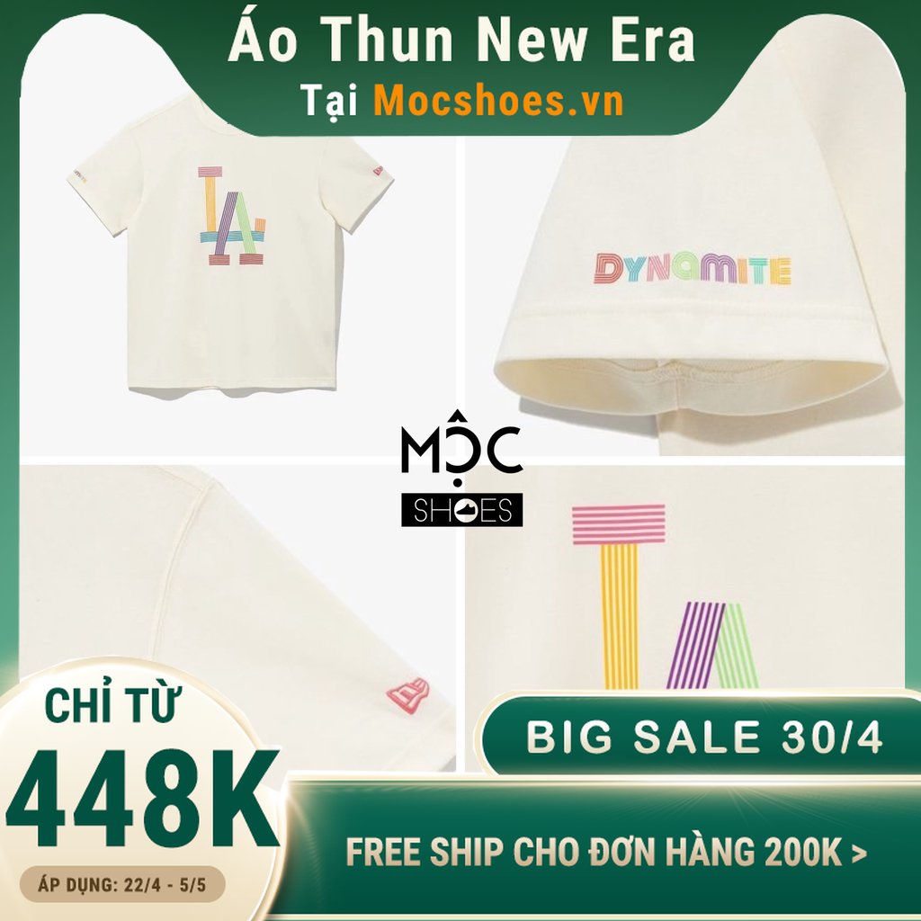 *CHÍNH HÃNG* Áo Thun New Era x BTS - Dynamite 7 màu *Be* - Code: 13276913